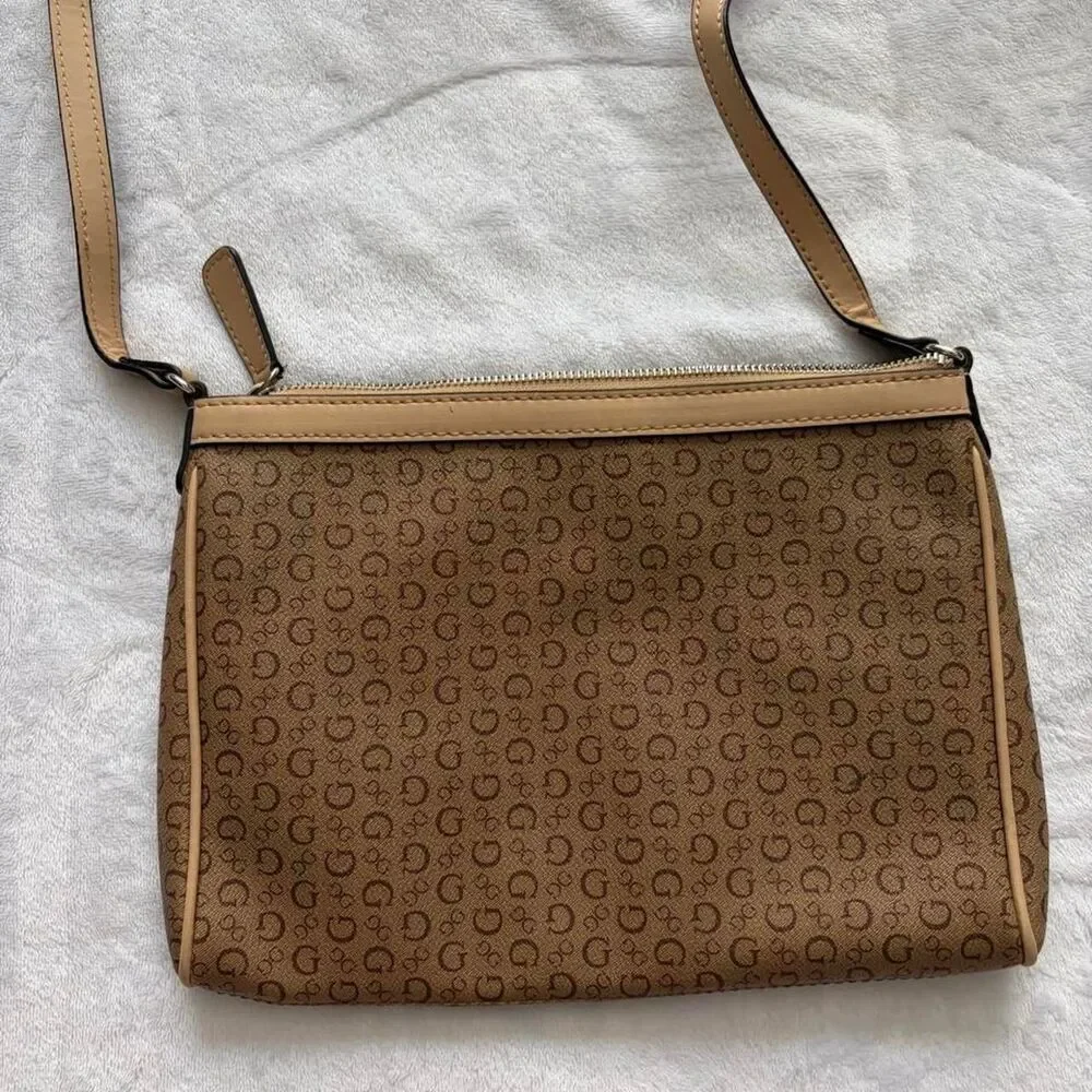 Guess Women's Brown and Tan Bag